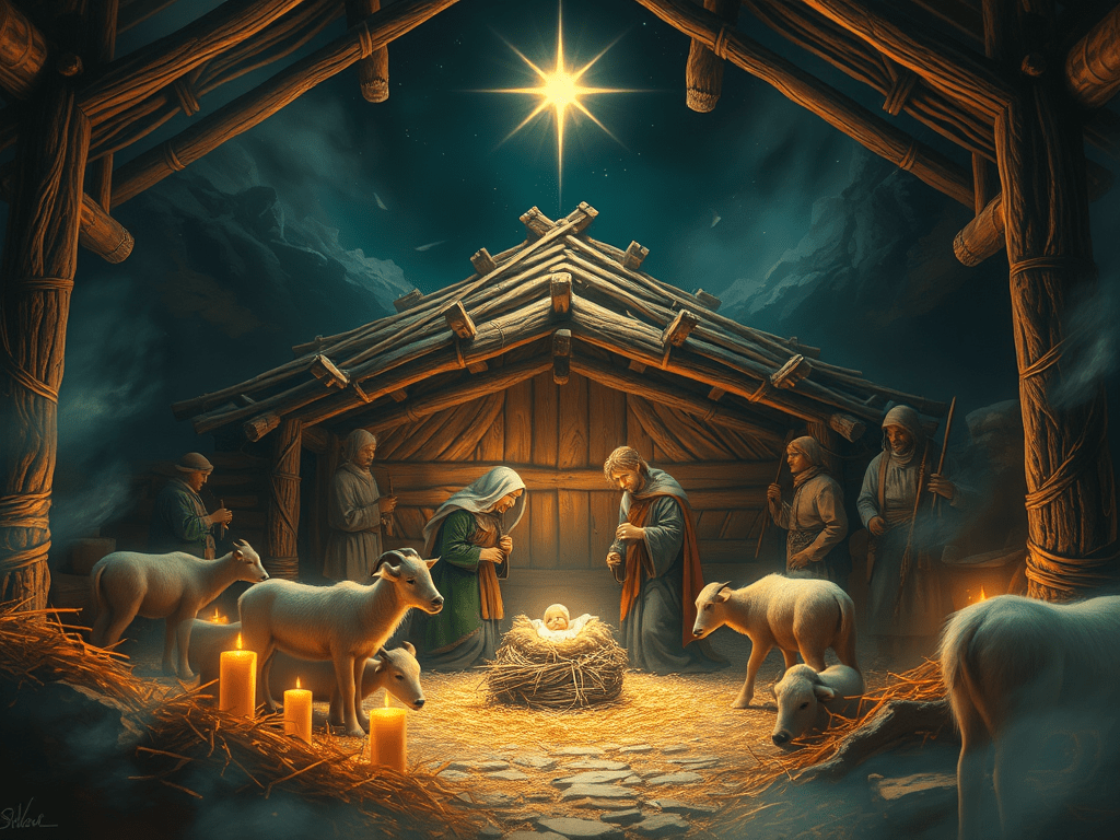 Décembre: Jésus naissant